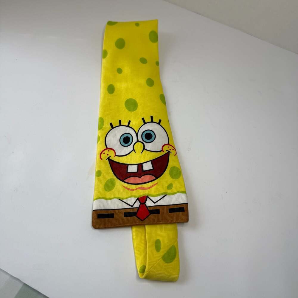 2002 Nickelodeon SpongeBob SquarePants Novelty Necktie